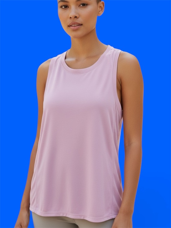 ZELOS Tops - Zelos lavender running top. Sz. S. BNWT. Reflective accents